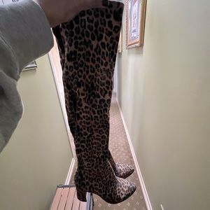 Marc Fischer leopard boots